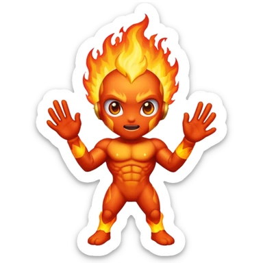 Heatblast  sticker