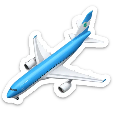 Uzbekistan Airway's plane sticker