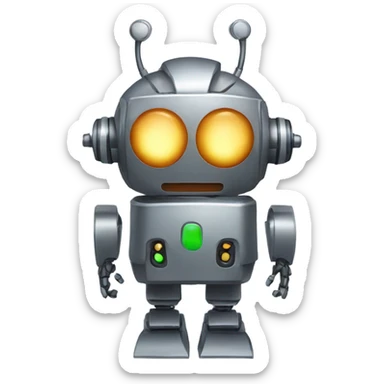 Robot navideño  sticker