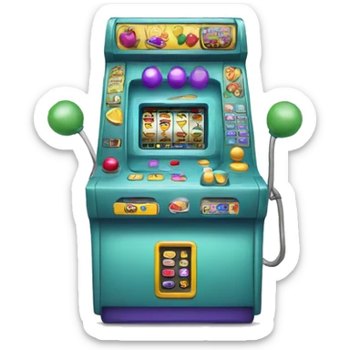 Connect Emoji Joystick and Emoji Casino Machine sticker