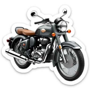 royal enfield classic 350 gunmetal grey BR sticker
