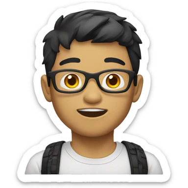 filipino gamer boy sticker