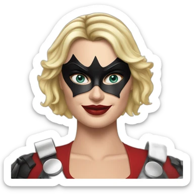 Margot Robbie as Harley Queen sticker