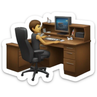 smoking workspace more sticker