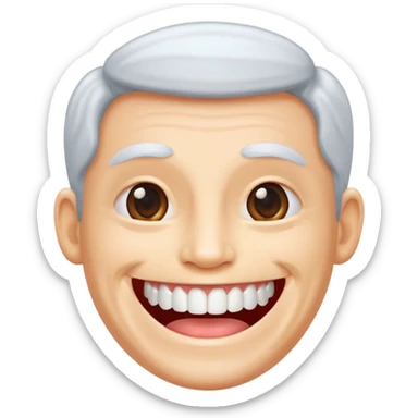 Cute insta denture   sticker