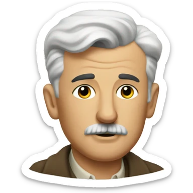 William Faulkner sticker