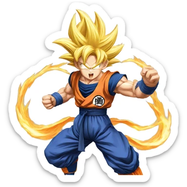 goku ultra instint sticker