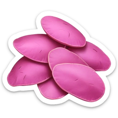 pink potato chips sticker