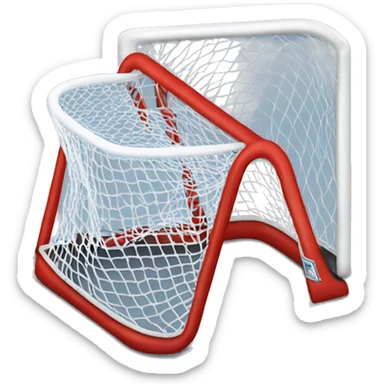 Ice hockey net sticker