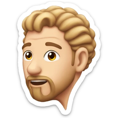 Hairy ear lobe sticker