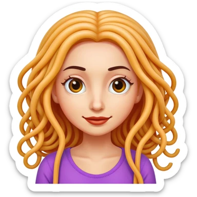 Betty spaghetti sticker