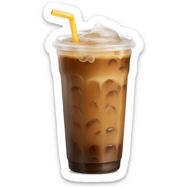 Iced coffee sticker