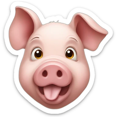 Very Old pig sticker