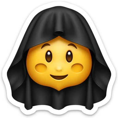 lazo negro de luto sticker