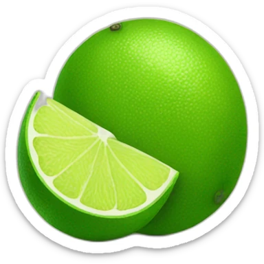 One juicy lime sticker