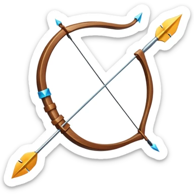 bow and Arrow water 
 sticker