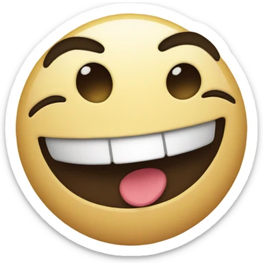 Emoji Face with a stars emoji instead of eyes sticker