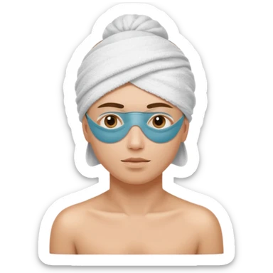 eye patches spa sticker