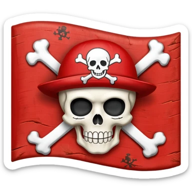 Strawhats flag as an emoji sticker