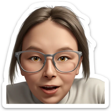 realistic portrait of a boy sticker