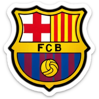 Escudo Barcelona sticker