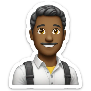 Successful man sticker