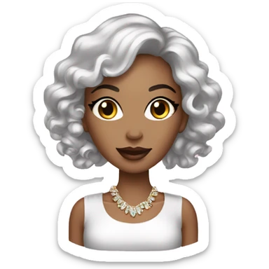 Boutique écrit glam glow  sticker