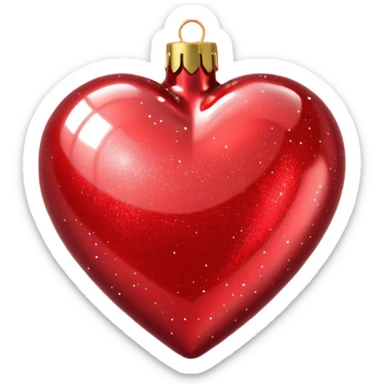 christmas noel heart sticker