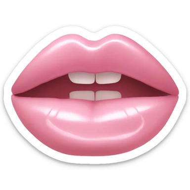 Lip gloss baby pink sticker
