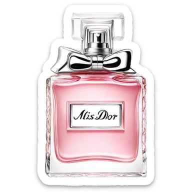 Miss dior perfume sticker