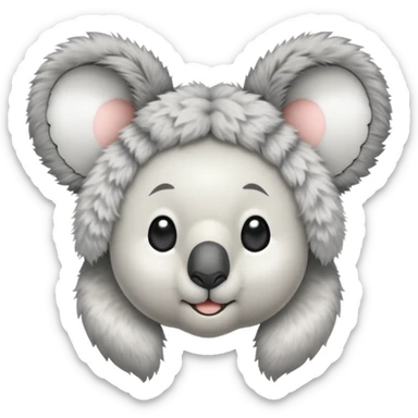 headband with koala ears sticker