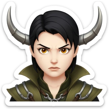 demon hunter sticker