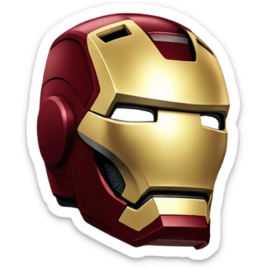 Iron man helmet  sticker