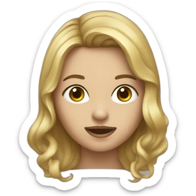 Poupée qui fait peur sticker