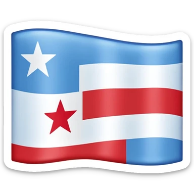 Chicago flag sticker
