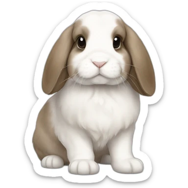 holland lop sticker