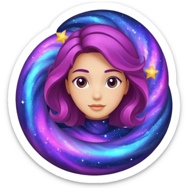 Daughter galaxy sticker