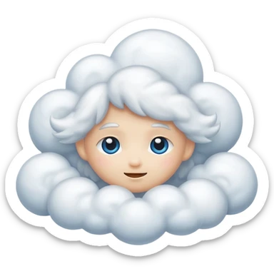 Fairy tale cloud sticker