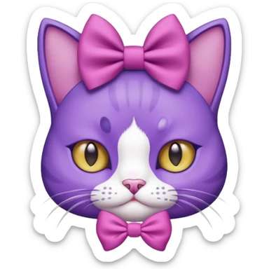 💜🐱🎀 sticker