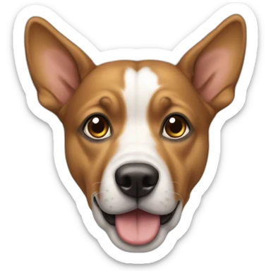 Chien avec trois tete sticker