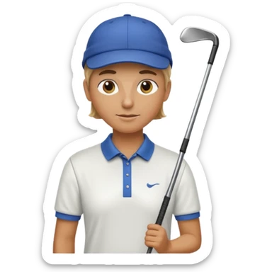 Golfing  sticker