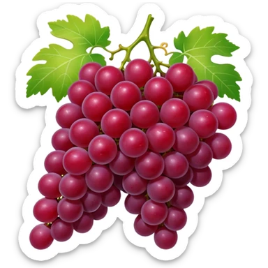Fruit Red anggur sticker