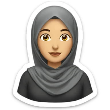Iranian woman sticker
