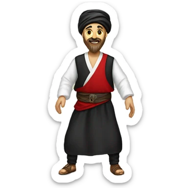 Albanian dervish  sticker