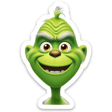Grinch sticker