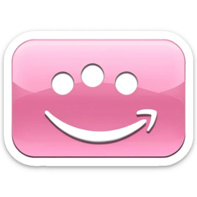 amazon prime video aesthetic logo in pastel pink sticker