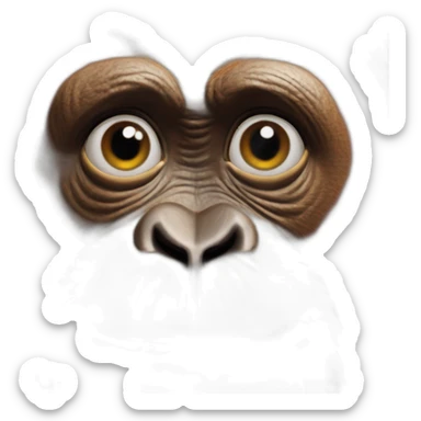 where-orangutan-meme-circle sticker