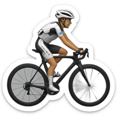 cycling starwars sticker