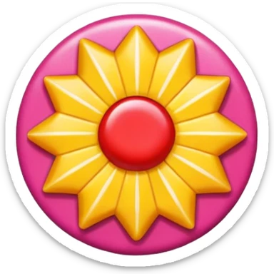 Starbursts candy sticker