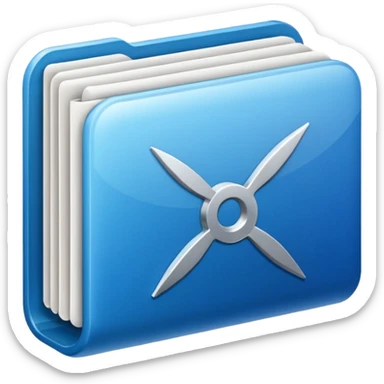 mac os compression archive icon sticker